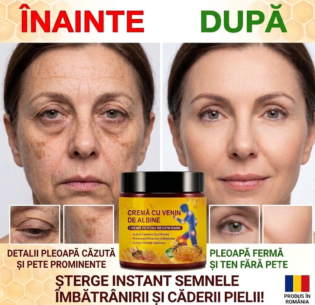 Cremā cu venin de albine- frumusete
