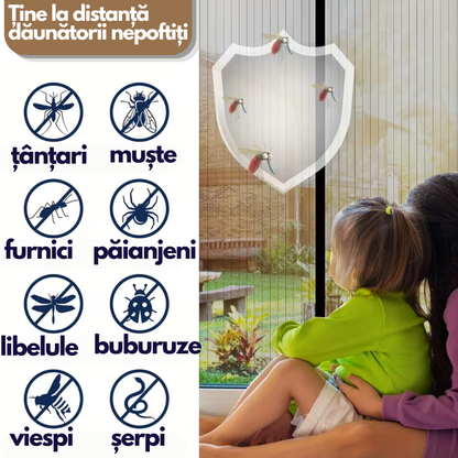 Plasa cu magneti pentru insecte
