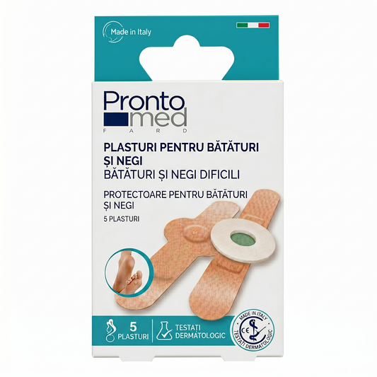 Plasturi pentru bǎtaturi şi negi