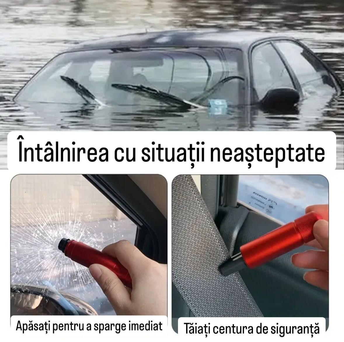 Dispozitiv de evacuare auto SafeHammer™