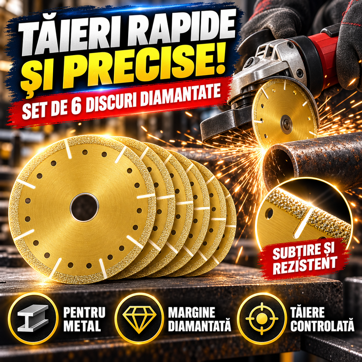 Set disc 4 in 1 DiamondCut™