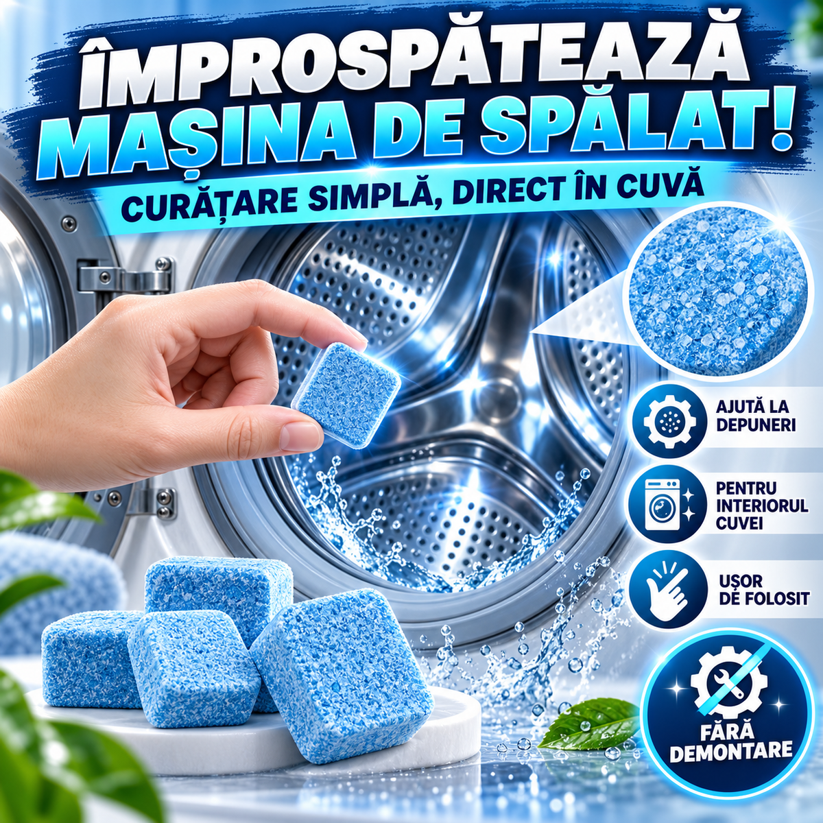 Tablete Pentru Mașina De Spălat WashFresh™