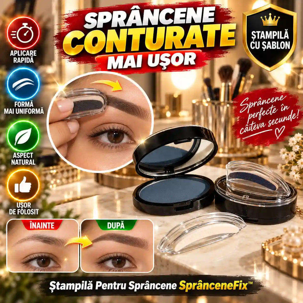 Ștampilă Pentru Sprâncene SprânceneFix™